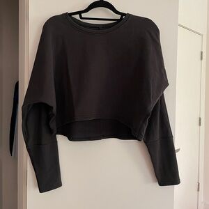 Lululemon oversized cropped crew